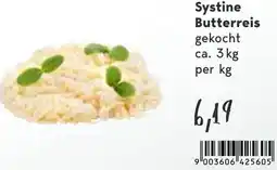 Eurogast Grissemann Systine Butterreis gekocht Angebot