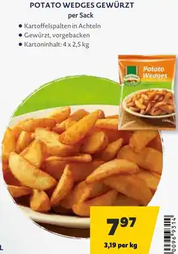 Eurogast Grissemann Potato wedges gewürzt Angebot