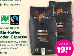 Denn's Biomarkt Bio-Kaffee oder -Espresso Angebot