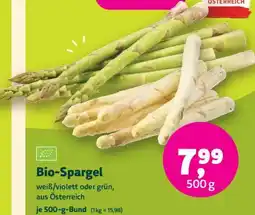 Denn's Biomarkt Bio-Spargel Angebot