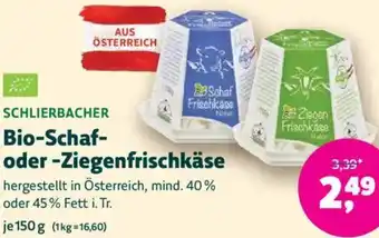 Denn's Biomarkt Bio-Schaf- oder -Ziegenfrischkäse Angebot