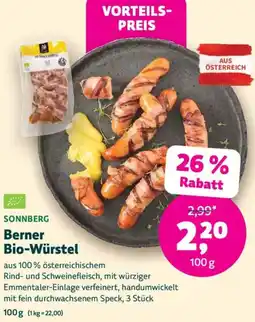 Denn's Biomarkt Berner Bio-Würstel Angebot