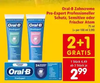 Interspar Oral-B Zahncreme Pro-Expert Professioneller Schutz, Sensitive oder Frischer Atem Angebot