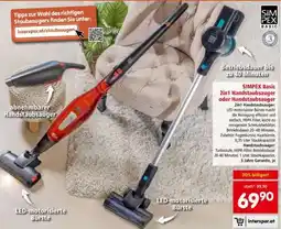 Interspar SIMPEX Basic 2in1 Handstaubsauger oder Handstaubsauger Angebot