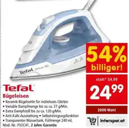 Interspar Tefal Bügeleisen Angebot