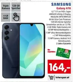 Interspar Samsung Galaxy A16 Angebot