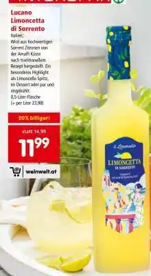 Interspar Lucano Limoncetta di Sorrento Angebot