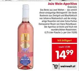 Interspar JOJO Wein Aperitivo Angebot