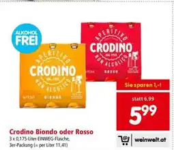 Interspar Crodino Biondo oder Rosso Angebot