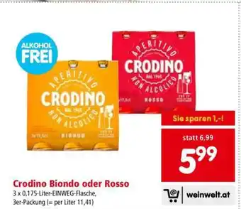 Interspar Crodino Biondo oder Rosso Angebot