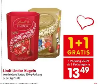 Interspar Lindt Lindor Kugeln Angebot