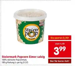 Interspar Steiermark Popcorn Eimer salzig Angebot