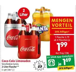 Interspar Coca Cola Limonaden Angebot
