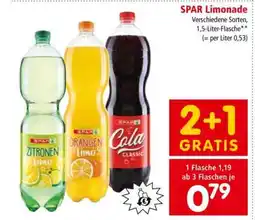 Interspar SPAR Limonade Angebot