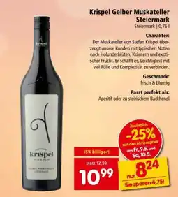 Interspar Krispel Gelber Muskateller Steiermark Angebot