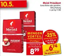 Interspar Meinl Präsident Angebot