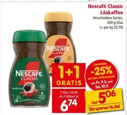 Interspar NESCAFÉ CLASSIC LÖSKAFFEE Angebot