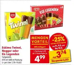 Interspar Eskimo Twinni, Nogger oder Eis Legenden Angebot