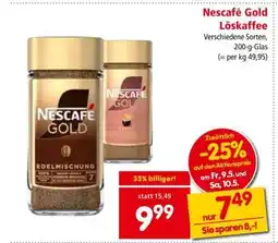 Interspar Nescafé Gold Löskaffee Angebot