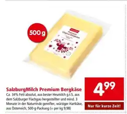 Interspar SalzburgMilch Premium Bergkäse Angebot