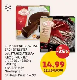 PENNY COPPENRATH & WIESE Sachertorte od. Stracciatella-Kirsch-Torte Angebot