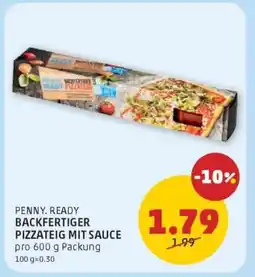 PENNY PENNY READY BACKFERTIGER PIZZATEIG MIT SAUCE Angebot