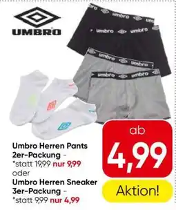 Eurospar Umbro Herren Sneaker 3er-Packung Angebot