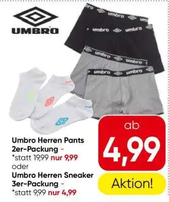 Eurospar Umbro Herren Sneaker 3er-Packung Angebot