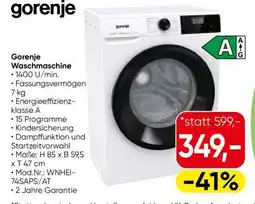 Eurospar Gorenje Waschmaschine Angebot