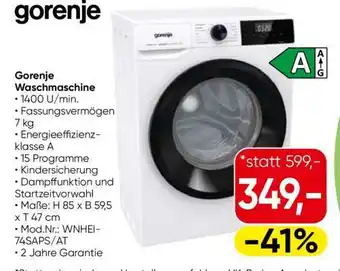 Eurospar Gorenje Waschmaschine Angebot