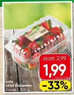 Eurospar Süße SPAR Erdbeeren Angebot