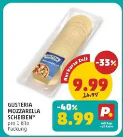 PENNY GUSTERIA MOZZARELLA SCHEIBEN Angebot