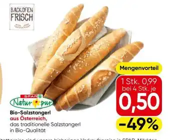 Eurospar Bio-Salzstangerl Angebot