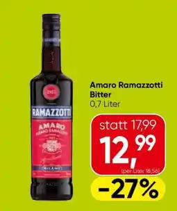 Eurospar Amaro Ramazzotti Bitter Angebot