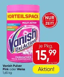 Eurospar Vanish Pulver Pink oder Weiß Angebot