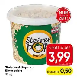 Eurospar Steiermark Popcorn Eimer salzig Angebot