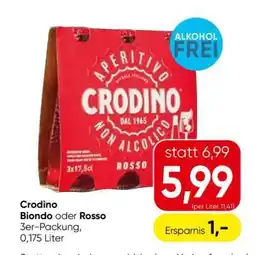 Eurospar Crodino Biondo oder Rosso Angebot