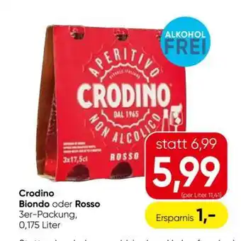 Eurospar Crodino Biondo oder Rosso Angebot