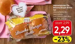 Spar Meisterbäcker Ölz Brioche Burger Brötle 4er Angebot