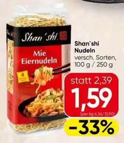 Eurospar Shan'shi Nudeln Angebot