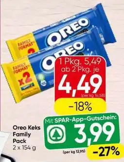 Spar Oreo Keks Family Pack Angebot