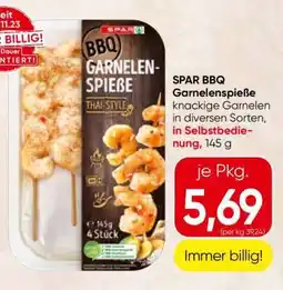 Eurospar SPAR BBQ Garnelenspieße Angebot