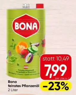 Spar Bona feinstes Pflanzenöl Angebot