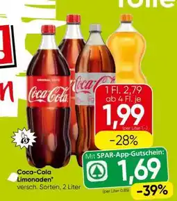 Eurospar Coca Cola Limonaden Angebot