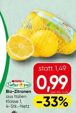 Spar BIO-ZITRONEN Angebot