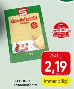 Spar S-BUDGET Käseaufschnitt Angebot