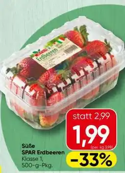 Spar Süße SPAR Erdbeeren Angebot