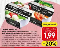 Spar Mozzarella di Bufala Campana D.O.P. oder Mini Mozzarella di Bufala Campana D.O.P Angebot