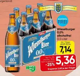 Spar Wieselburger 0,0% alkoholfrei Angebot