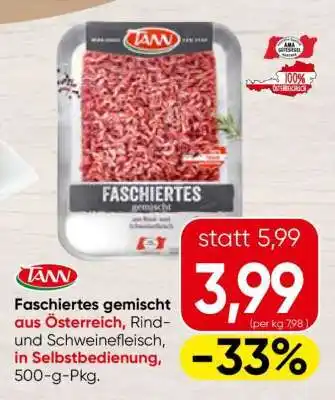Spar TANN Faschiertes gemischt Angebot